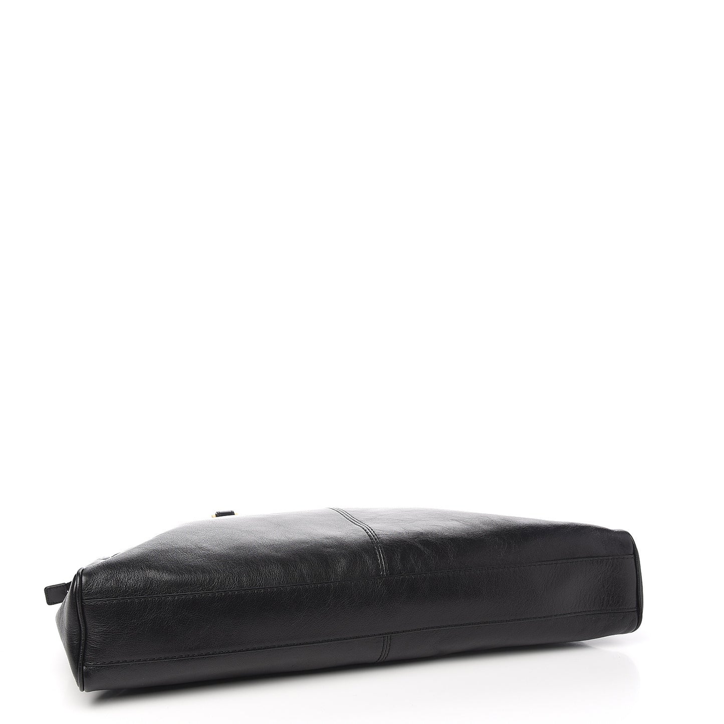 Calfskin Large Re(Belle) Top Handle Bag Black