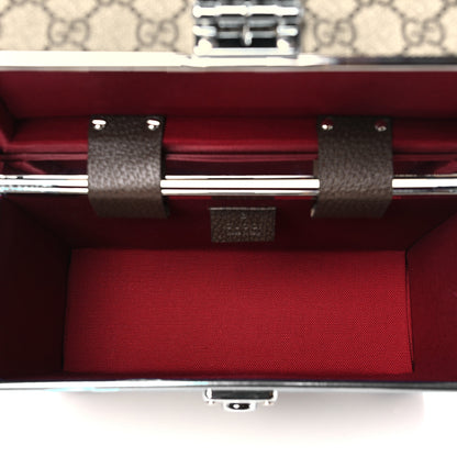 Gucci GG Supreme Monogram Globe-Trotter Beauty Case Brown 5 of 11