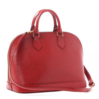 Louis Vuitton Epi Alma PM Castillan Red 2 of 9