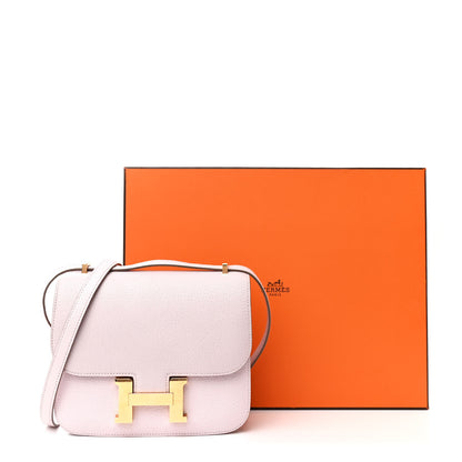 Hermes Chevre Mysore Constance 18 Mauve Pale 15 of 15