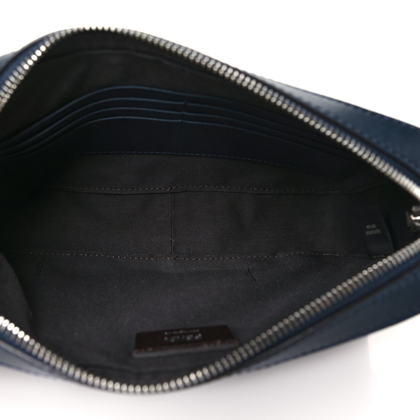 Glazed Fabric Vitello Liberty FF 1974 Diagonal Camera Case Navy