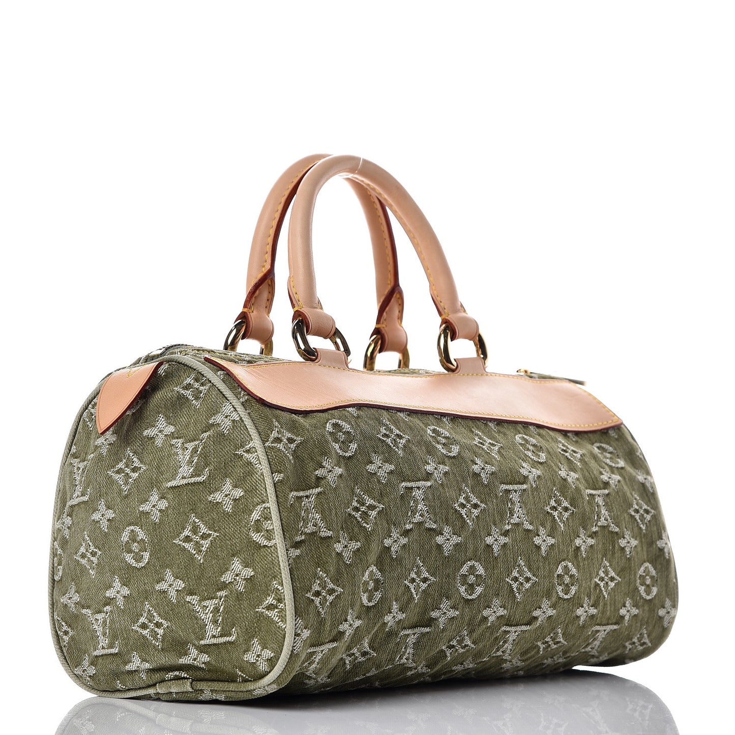 Monogram Denim Neo Speedy Lichen