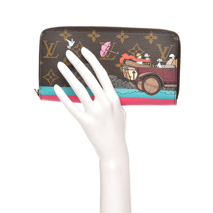 Louis Vuitton Monogram 2015 Christmas Animation Zippy Wallet Hibiscus 2 of 9