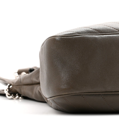 Gucci Sakai Be Green Calfskin Diagonal Stitched Medium Blondie Tote Craclet Brown 9 of 11