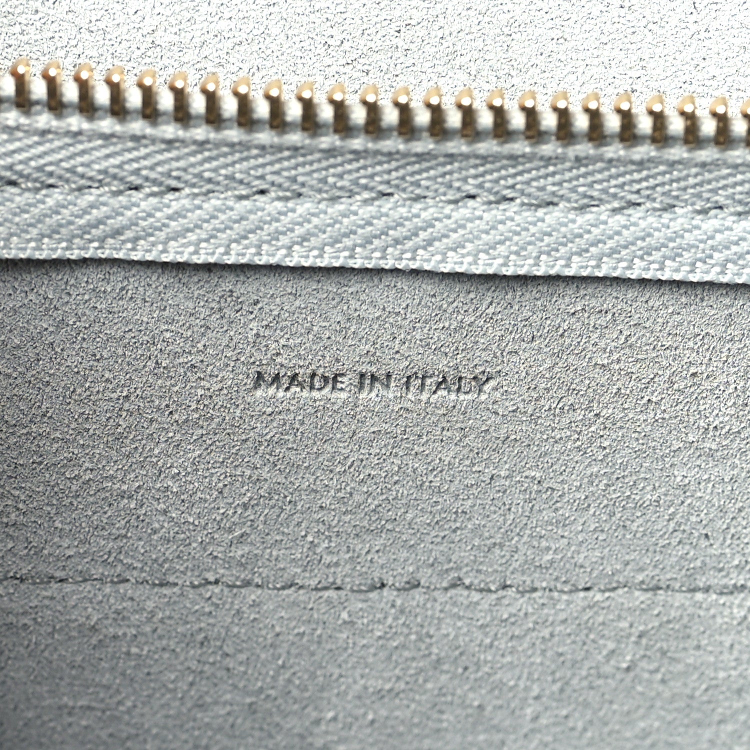 Celine Grained Calfskin Nano Belt Bag Soft Blue 1517748 – FASHIONPHILE