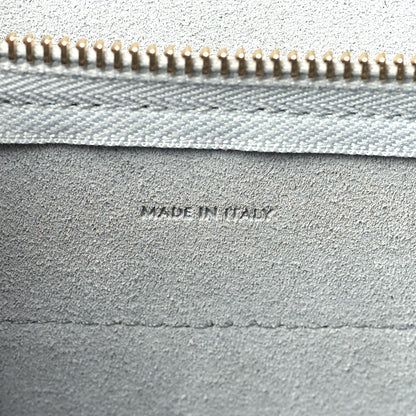 Celine Grained Calfskin Nano Belt Bag Soft Blue 6 of 9