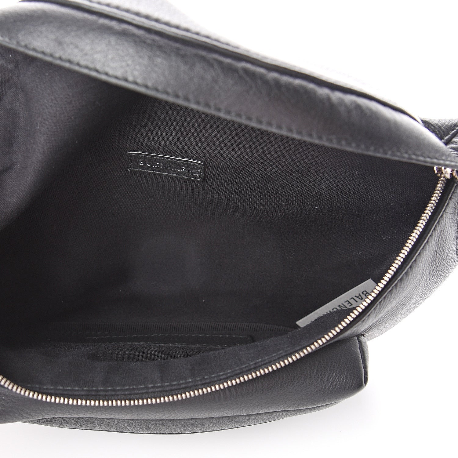Balenciaga Smooth Calfskin Logo Large Everyday Beltpack Black 4 of 8