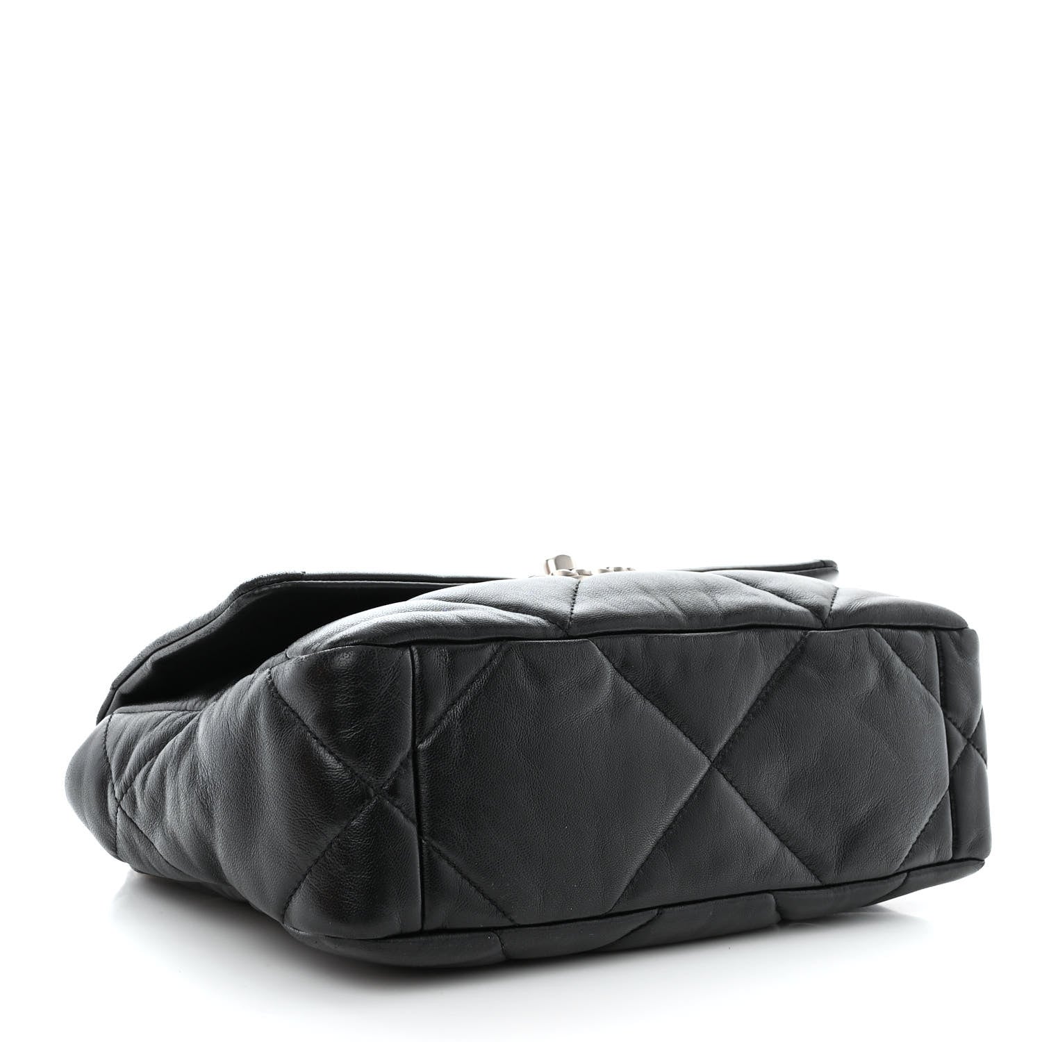Chanel Lambskin Quilted Medium Chanel 19 Flap Black 4 of 10