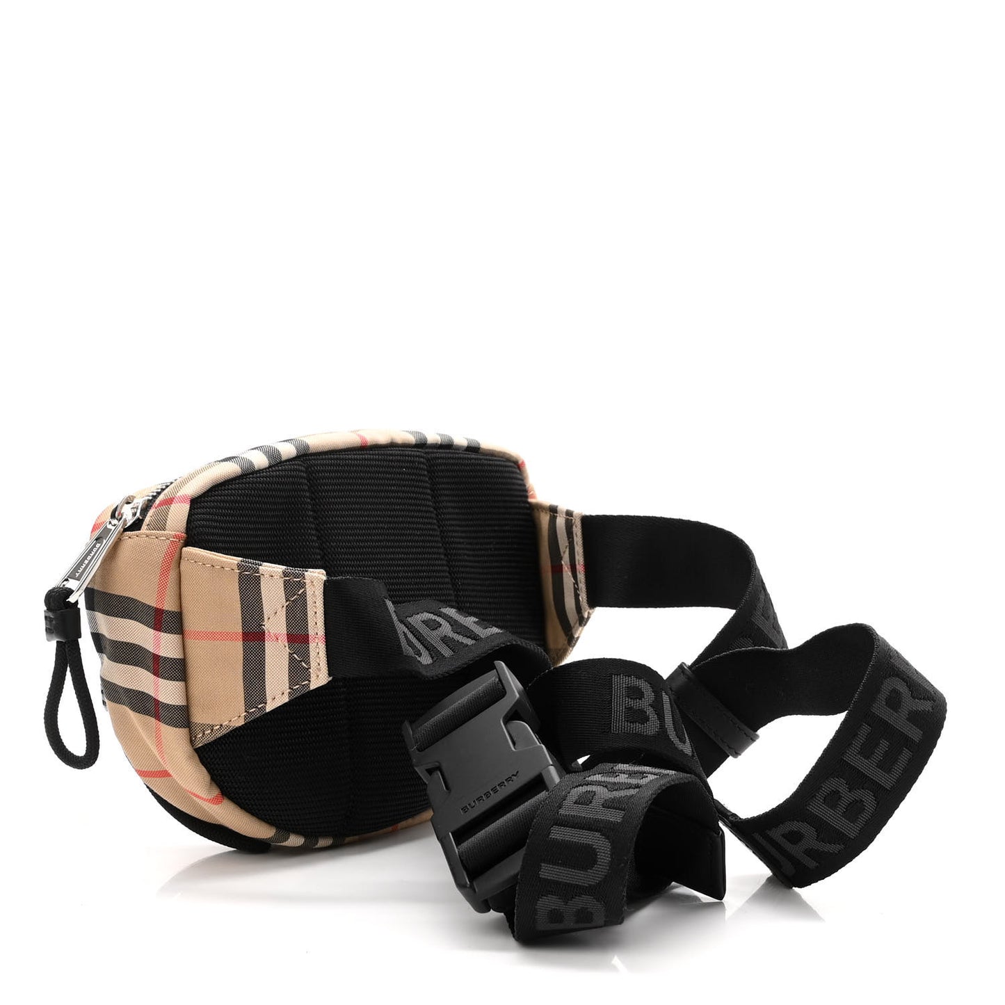 Nylon Vintage Check Small Cannon Bum Bag Archive Beige