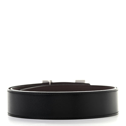 Hermes 135 Togo 38mm Constance H Belt 95 Black Chocolate 2 of 6