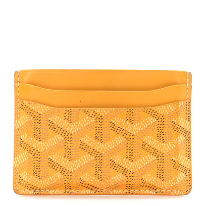 Goyard Goyardine Saint Sulpice Card Holder Yellow 1 of 14