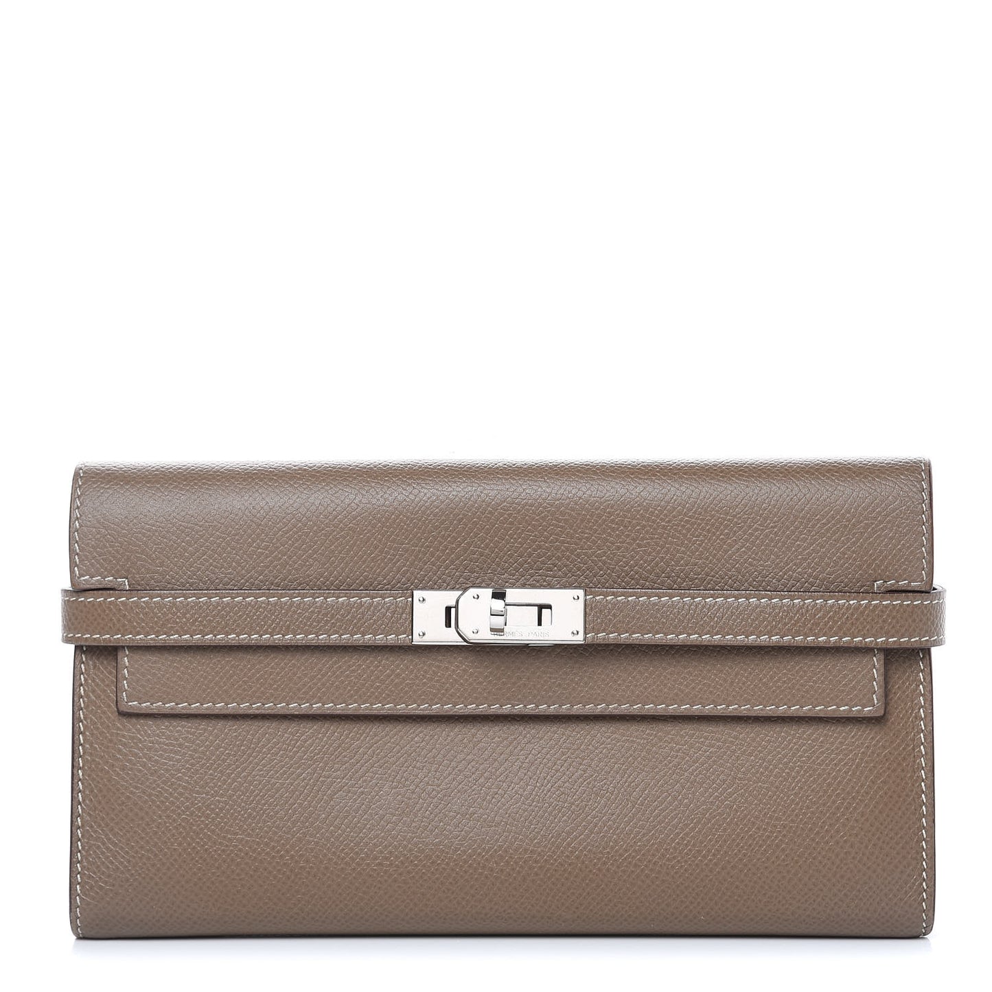 Epsom Kelly Longue Wallet Etoupe