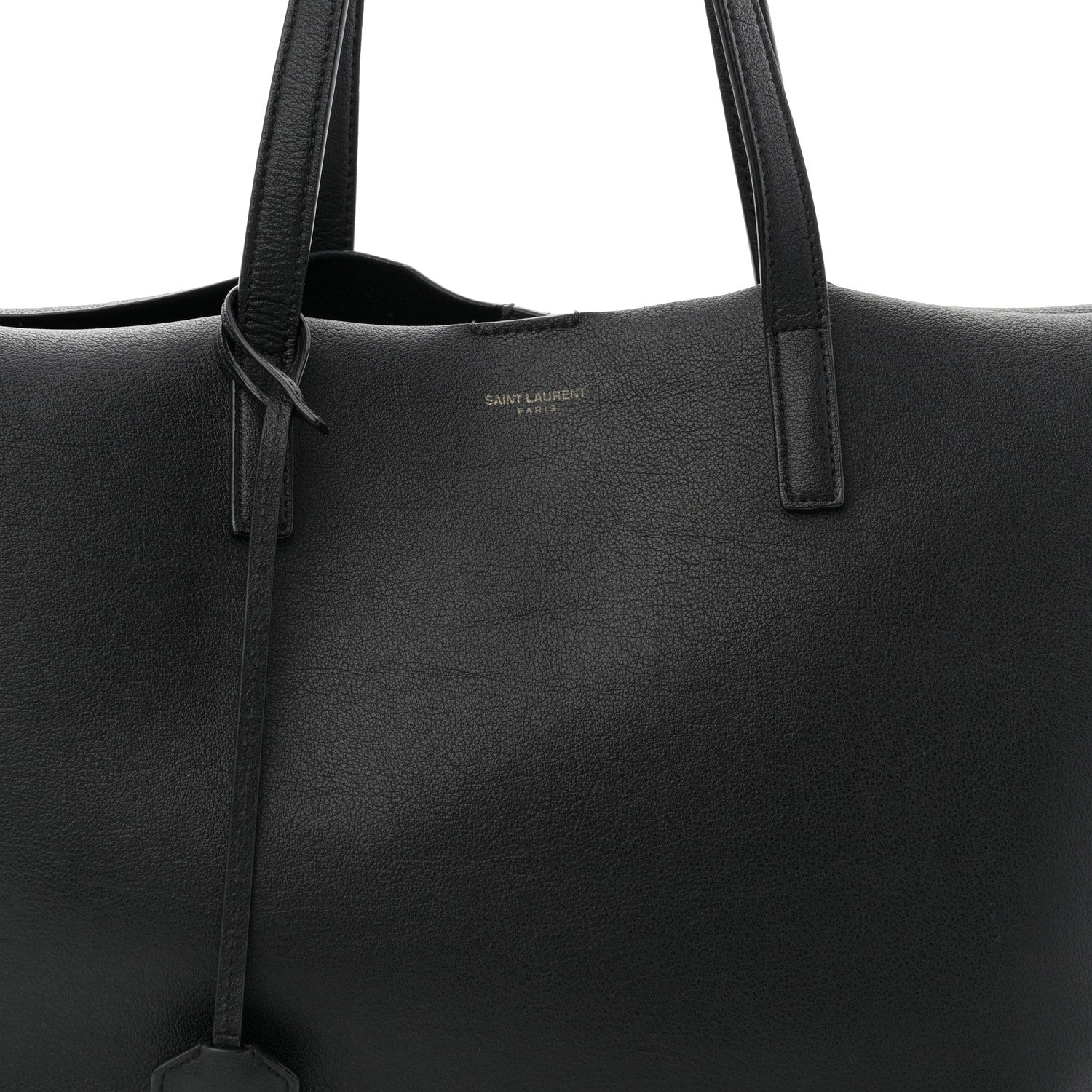 Saint Laurent Calfskin Large Shopping Tote Black 9 of 15