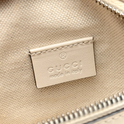 Gucci Calfskin GG Tennis Embossed Belt Bag Mystic White 6 of 9