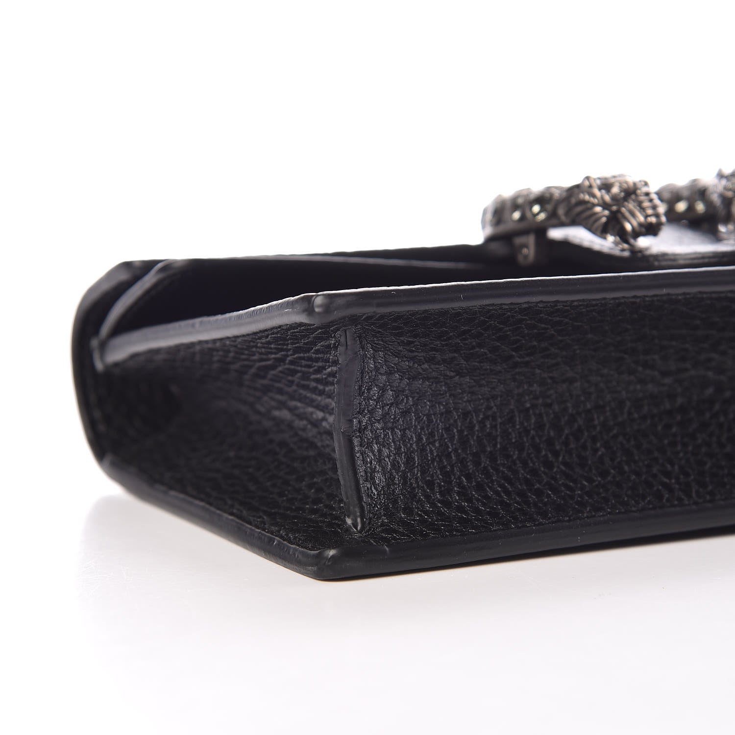 Gucci Calfskin Super Mini Dionysus Shoulder Bag Black 5 of 9