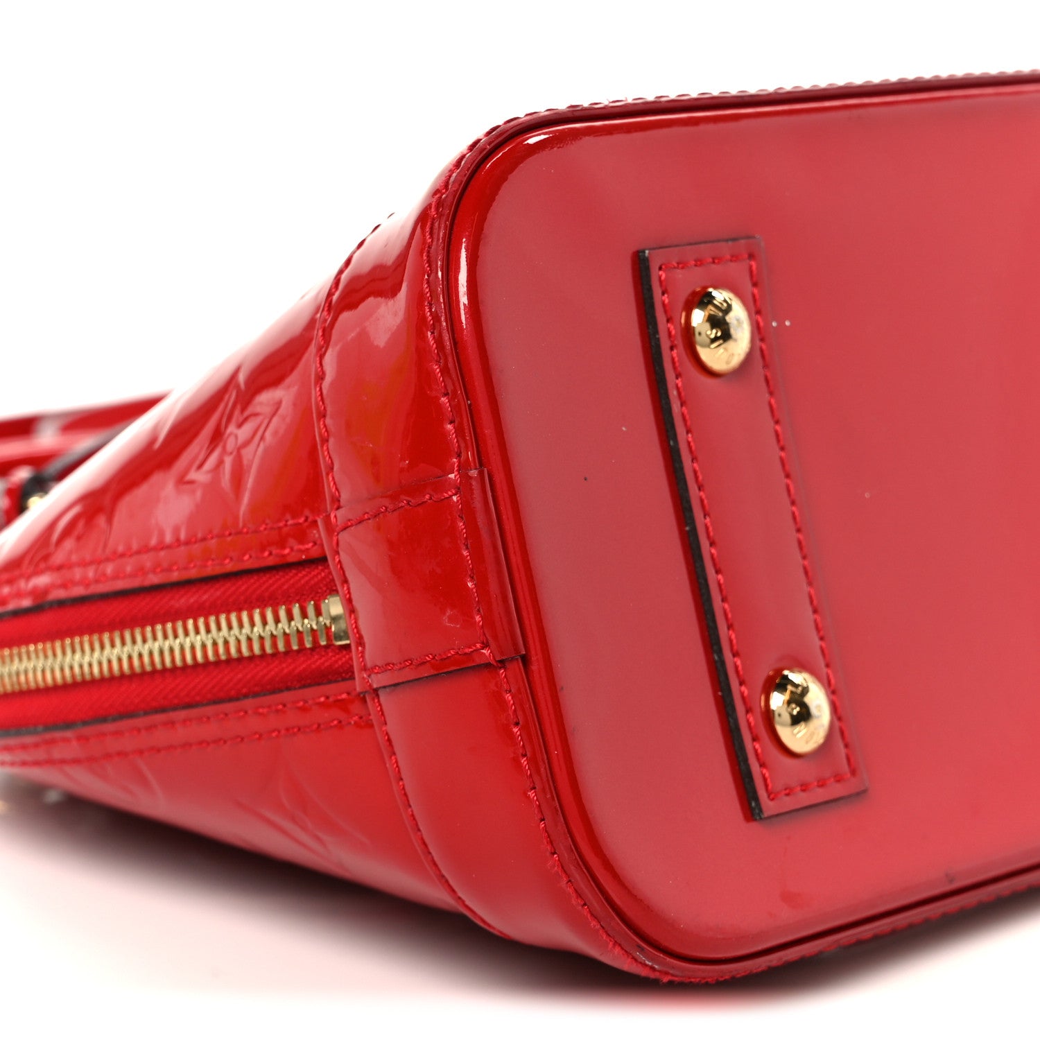 Louis Vuitton Vernis Alma BB Cherry 10 of 11
