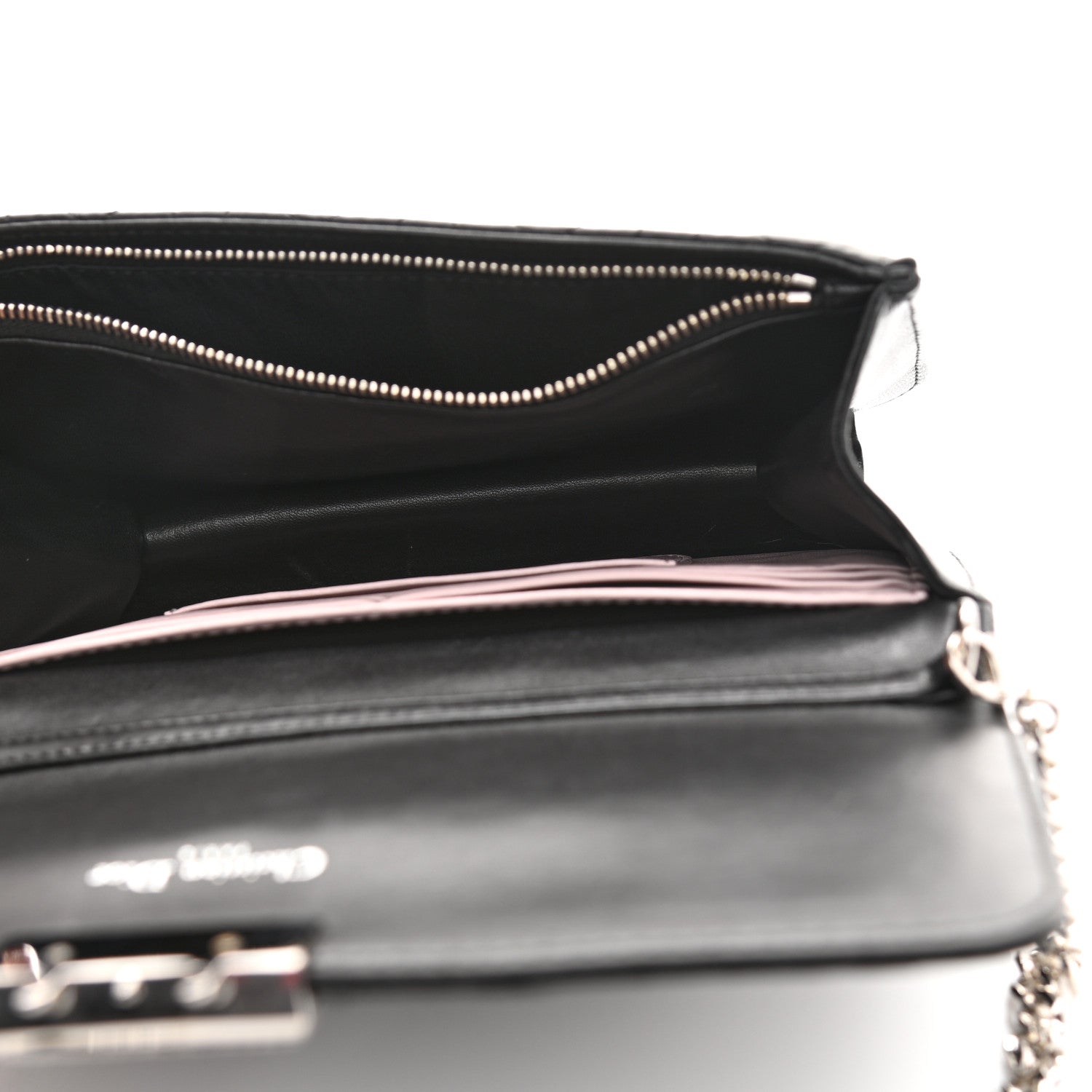 Christian Dior Lambskin Cannage Miss Dior Promenade Pouch Black 5 of 13