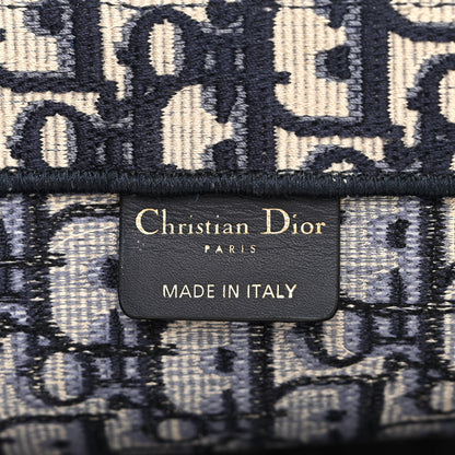 Christian Dior Oblique Large Book Tote Blue Multicolor 6 of 12