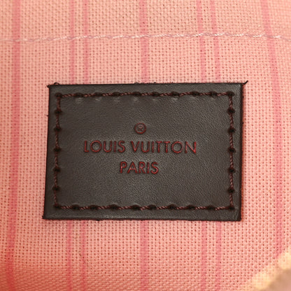 Louis Vuitton Damier Ebene Neverfull MM GM Pochette Rose Ballerine 6 of 9