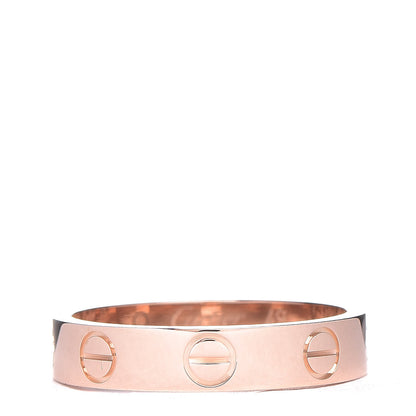Cartier 18K Pink Gold 3.5mm LOVE Wedding Band Ring 49 4.75 1 of 5