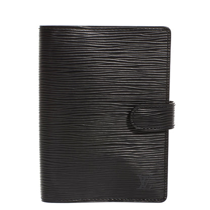 Louis Vuitton Epi Small Ring Agenda Cover Black 1 of 7