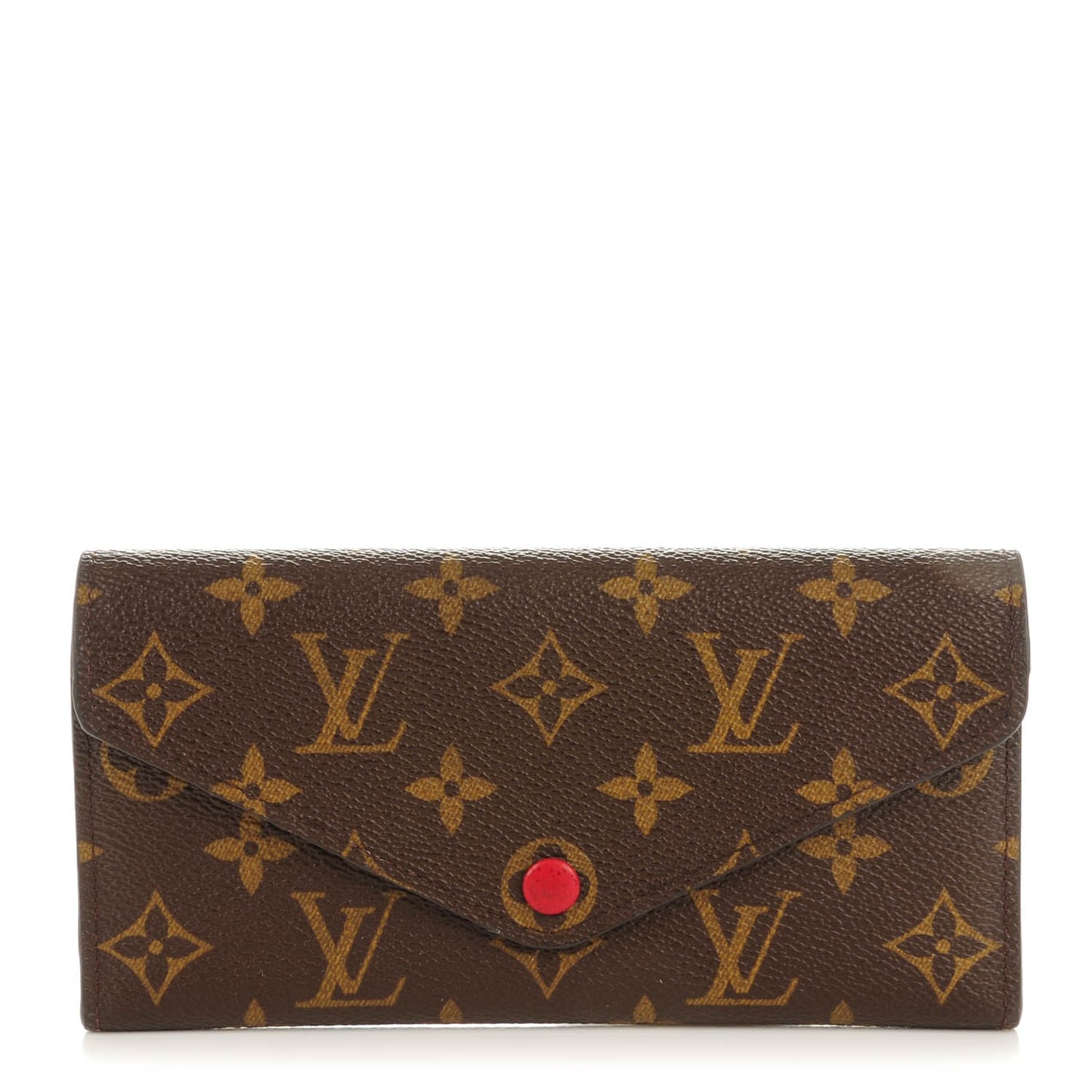 Monogram Josephine Wallet Red