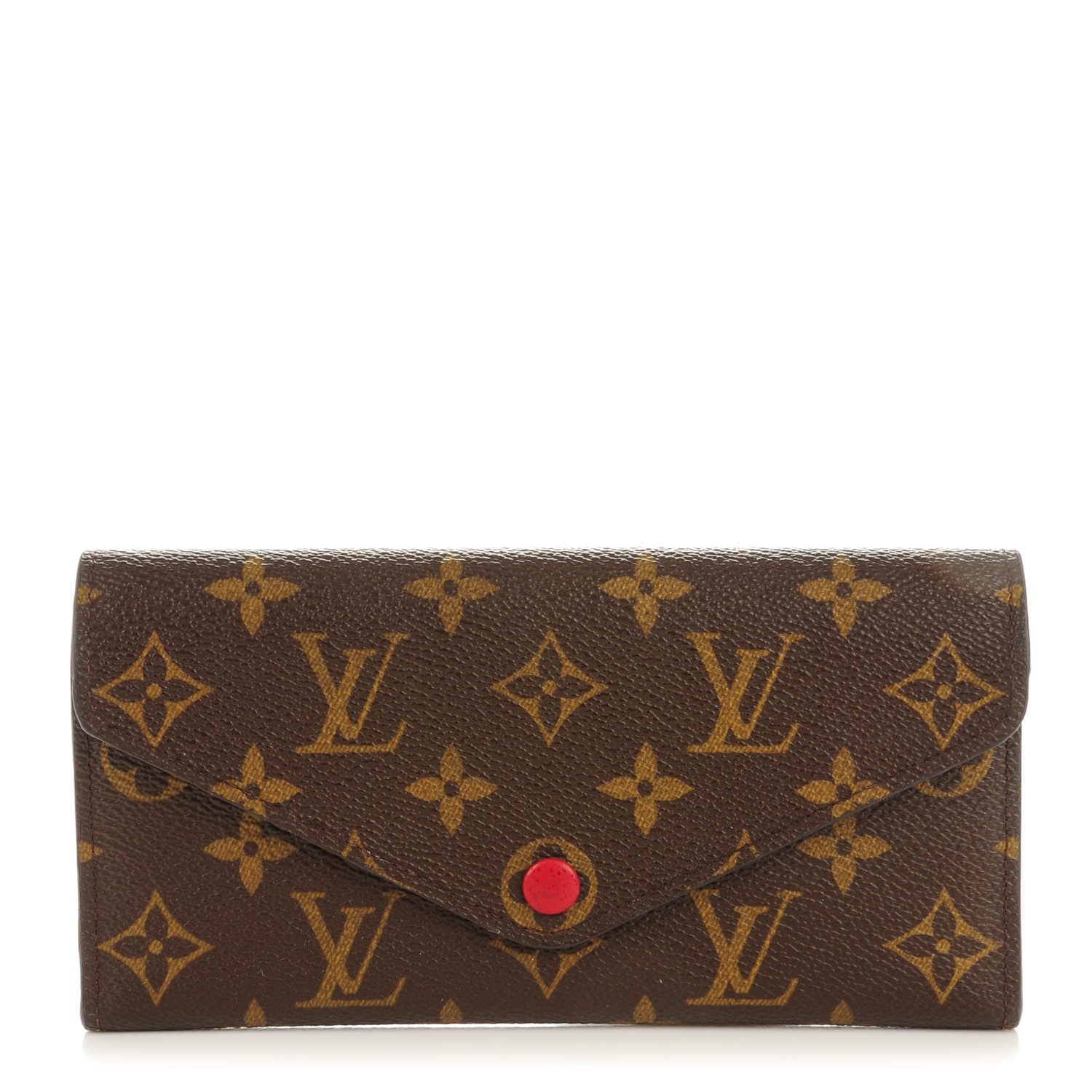 Louis Vuitton Monogram Josephine Wallet Red 1 of 8