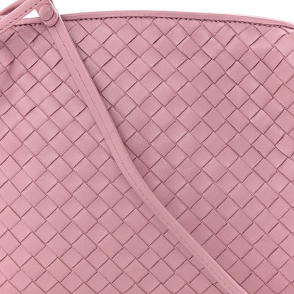 Bottega Veneta Nappa Intrecciato Nodini Crossbody Messenger Rose Pink 9 of 12