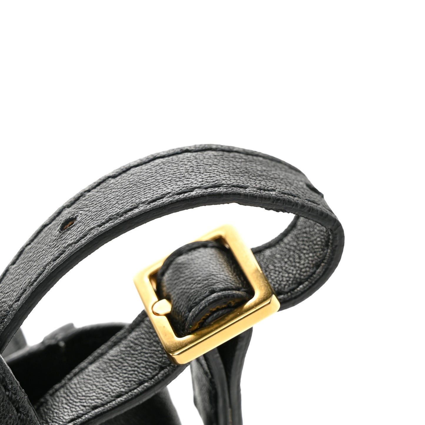 Calfskin Studded Mini Marcie Crossbody Bag Black