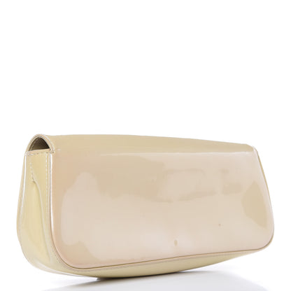 Louis Vuitton Patent Sobe Clutch Blanc Corail 3 of 15