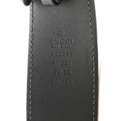 Gucci Calfskin Double G 40mm Belt 70 28 Black 2 of 8