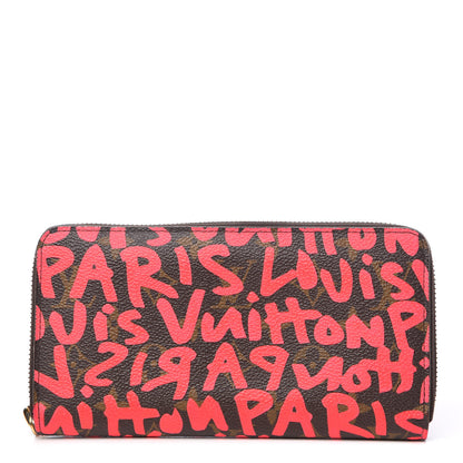 Louis Vuitton Monogram Graffiti Zippy Wallet Fuchsia 1 of 8