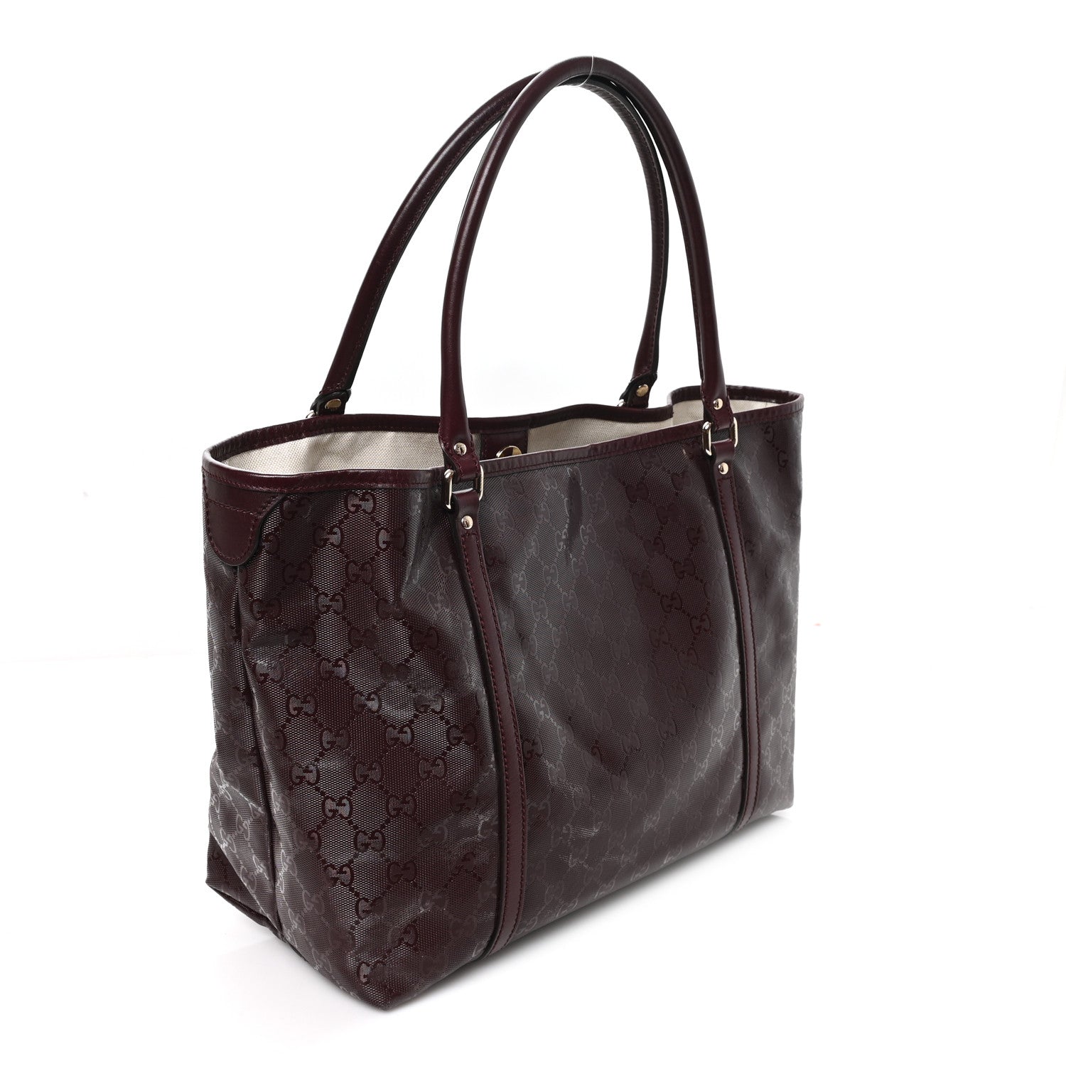 Gucci Imprime Monogram Medium Joy Tote Bordeaux 3 of 10