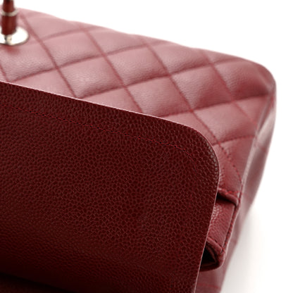 Chanel Caviar Quilted Medium Double Flap Burgundy 11 of 12