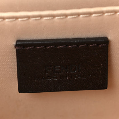 Fendi Snakeskin Mini Rush Clutch Blush 5 of 10