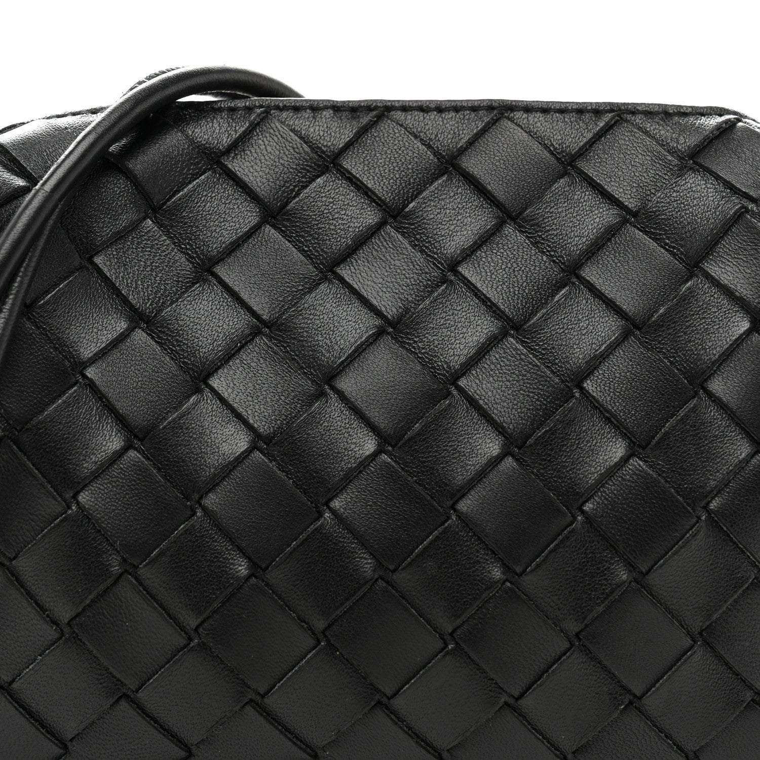 Bottega Veneta Nappa Intrecciato Mini Loop Camera Bag Black 7 of 11