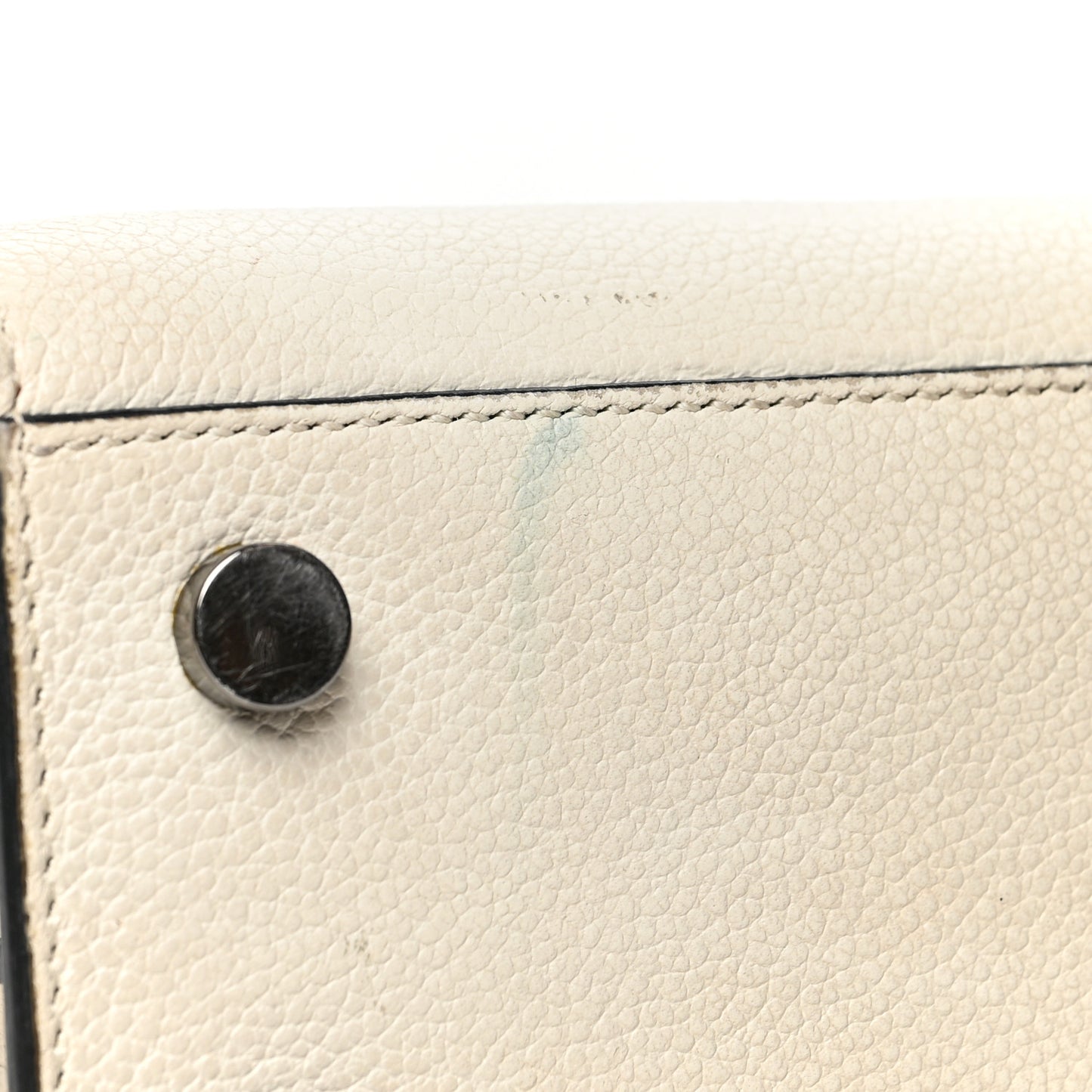 Grained Calfskin Nano Sac De Jour Porcellana Black