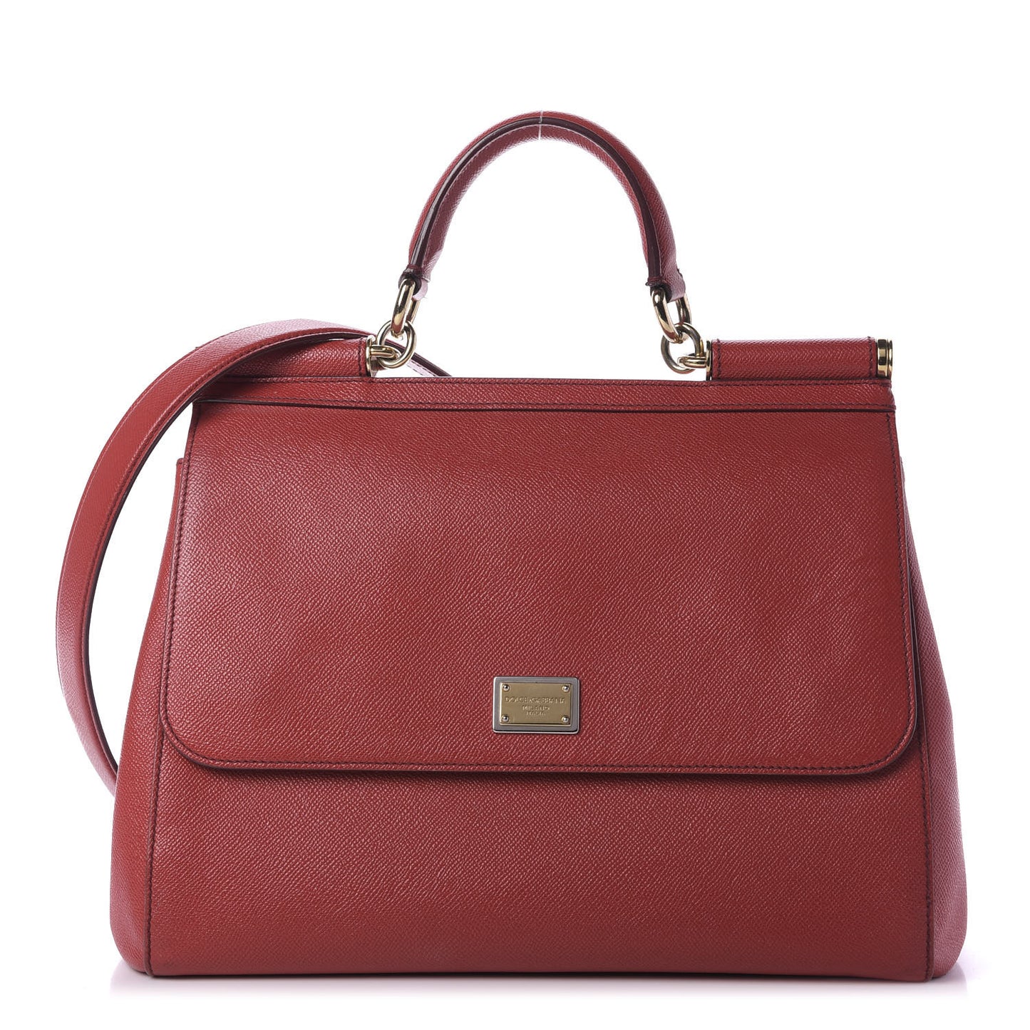 Dauphine Large Miss Sicily Satchel Rosso