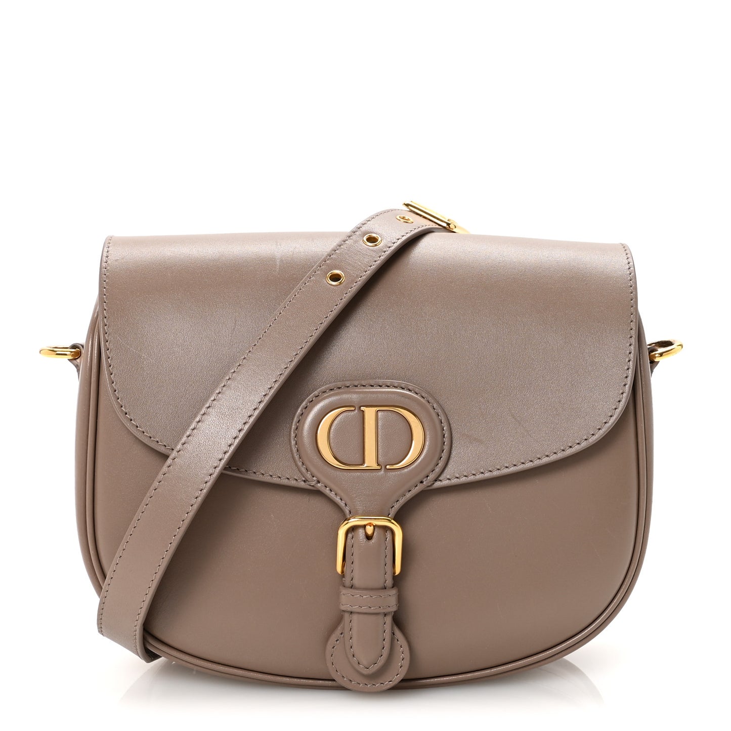 Box Calfskin Medium Bobby Flap Warm Taupe