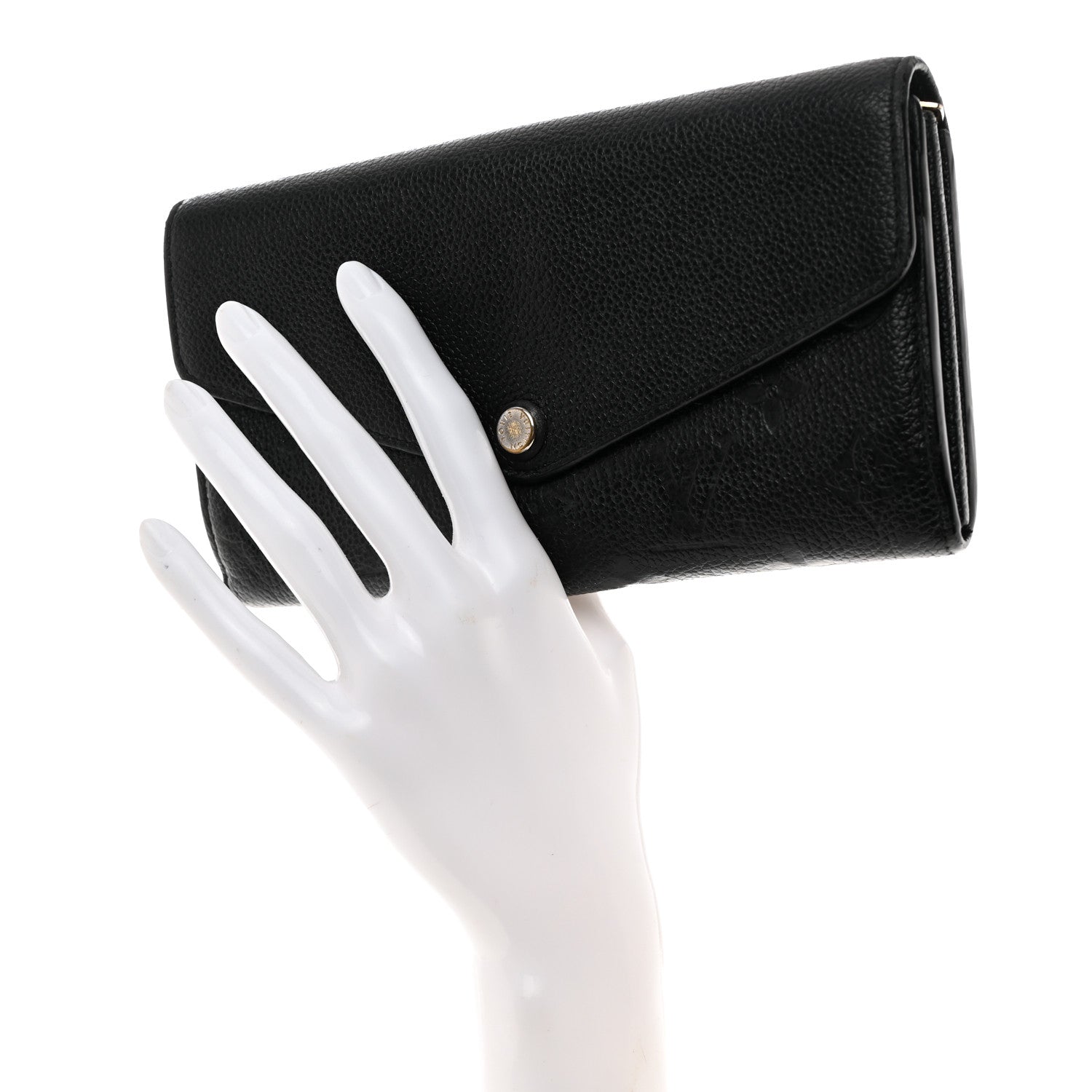 Louis Vuitton Empreinte Sarah Wallet NM Black 2 of 9