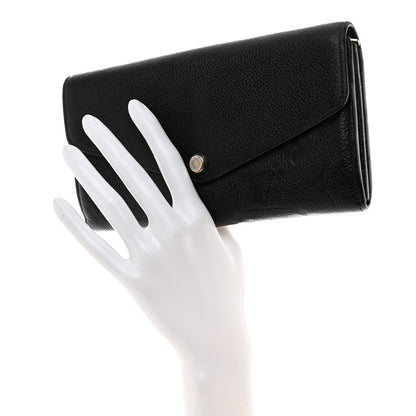 Louis Vuitton Empreinte Sarah Wallet NM Black 2 of 9