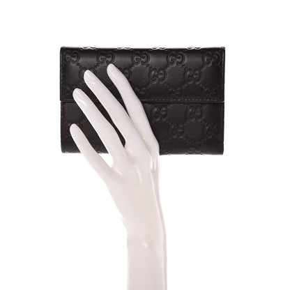 Gucci Guccissima Continental Flap Wallet Dark Brown 2 of 8
