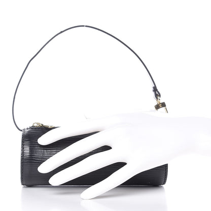 Louis Vuitton Epi Soufflot Pochette Black 2 of 5