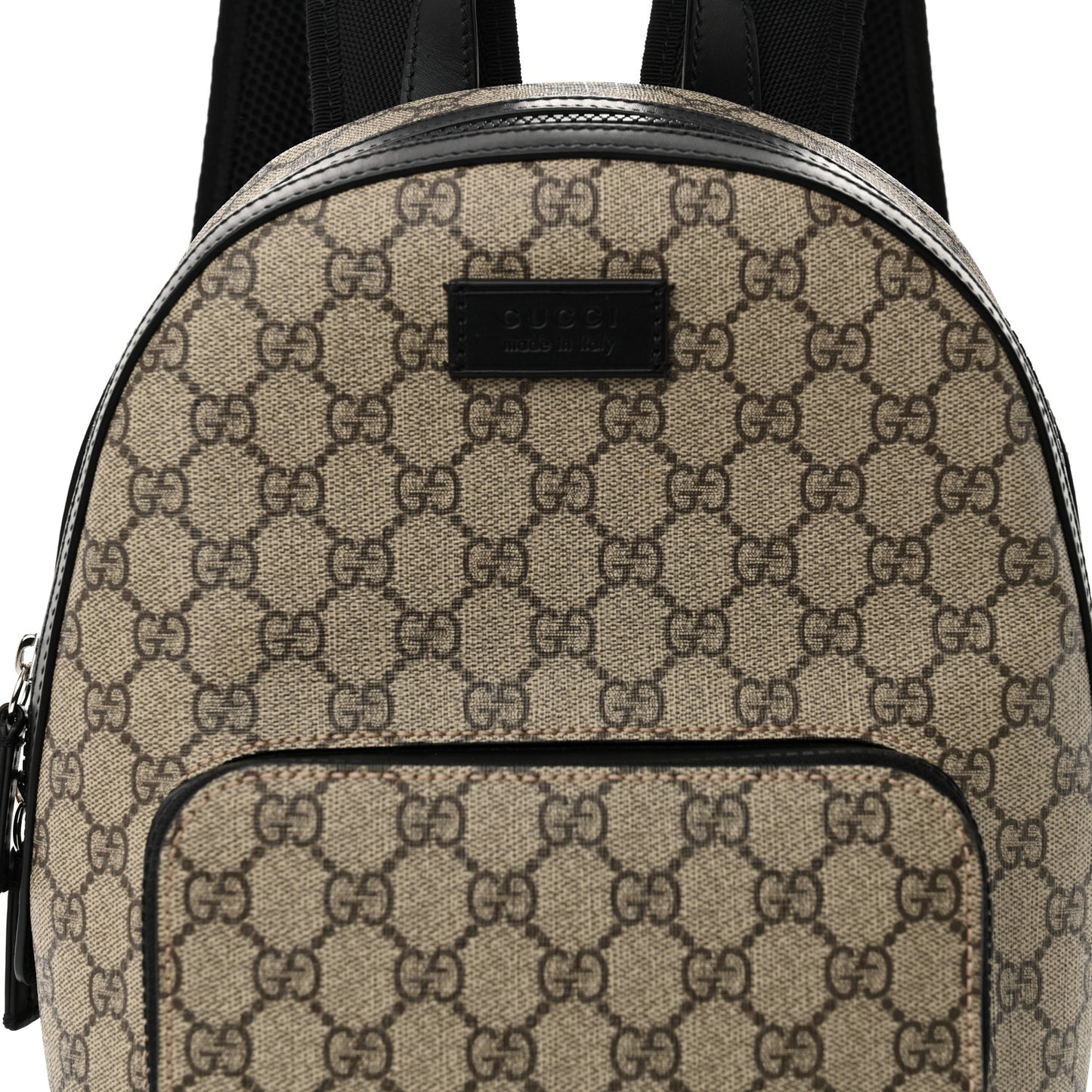 GG Supreme Monogram Small Eden Day Backpack Black