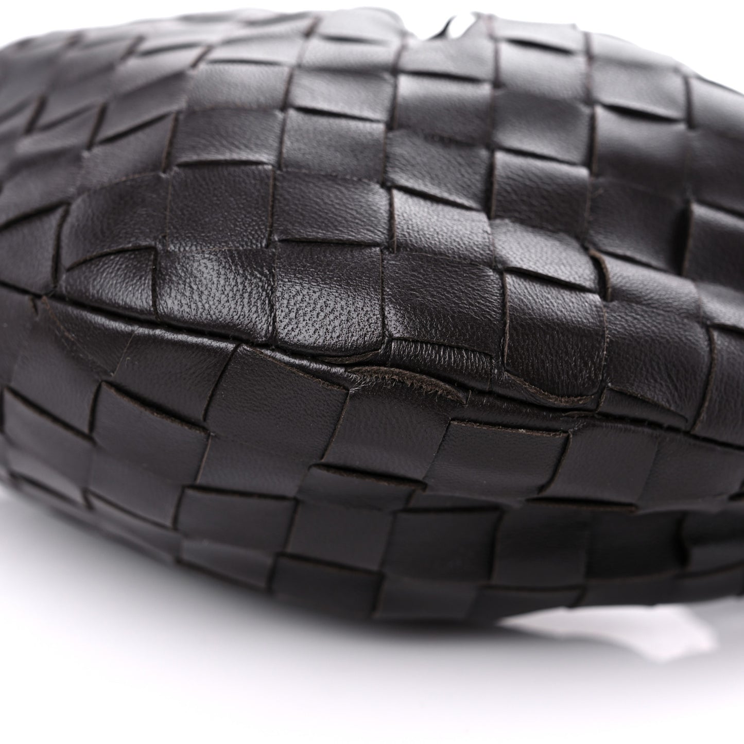 Nappa Intrecciato Mini Chain Jodie Fondant