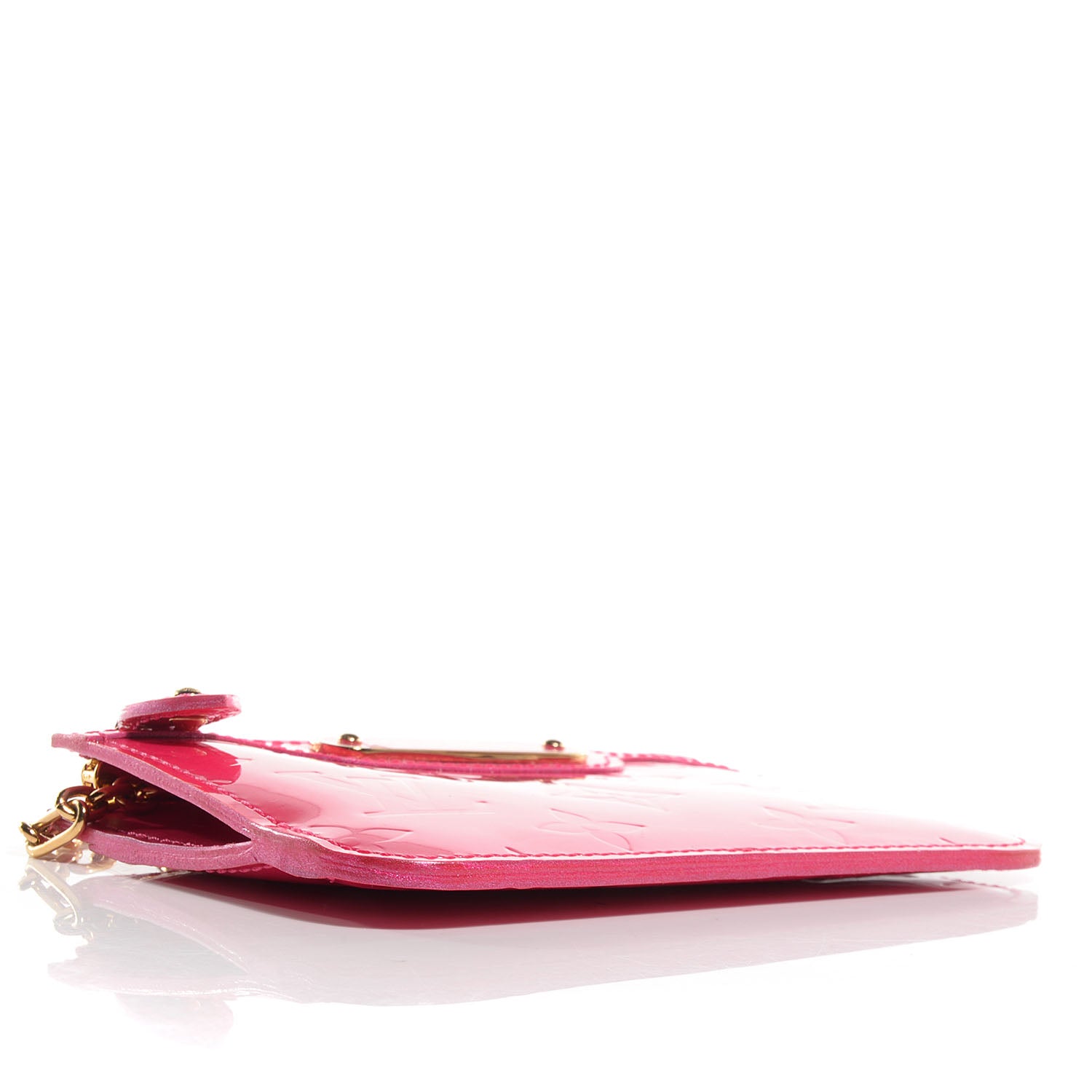 Louis Vuitton Vernis Pochette Key Pouch Rose Pop 4 of 8