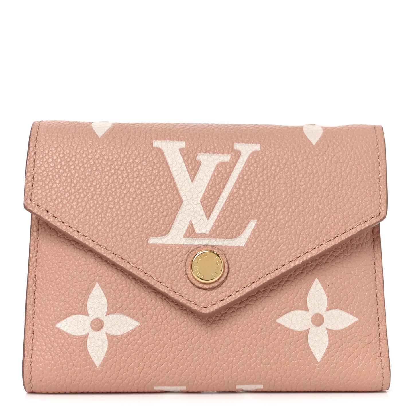 Empreinte Monogram Giant Victorine Wallet Rose Trianon Creme