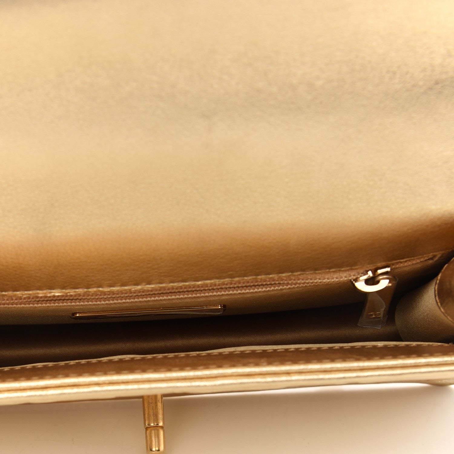 Chanel Metallic Calfskin Cocallover Flap Gold 7 of 9