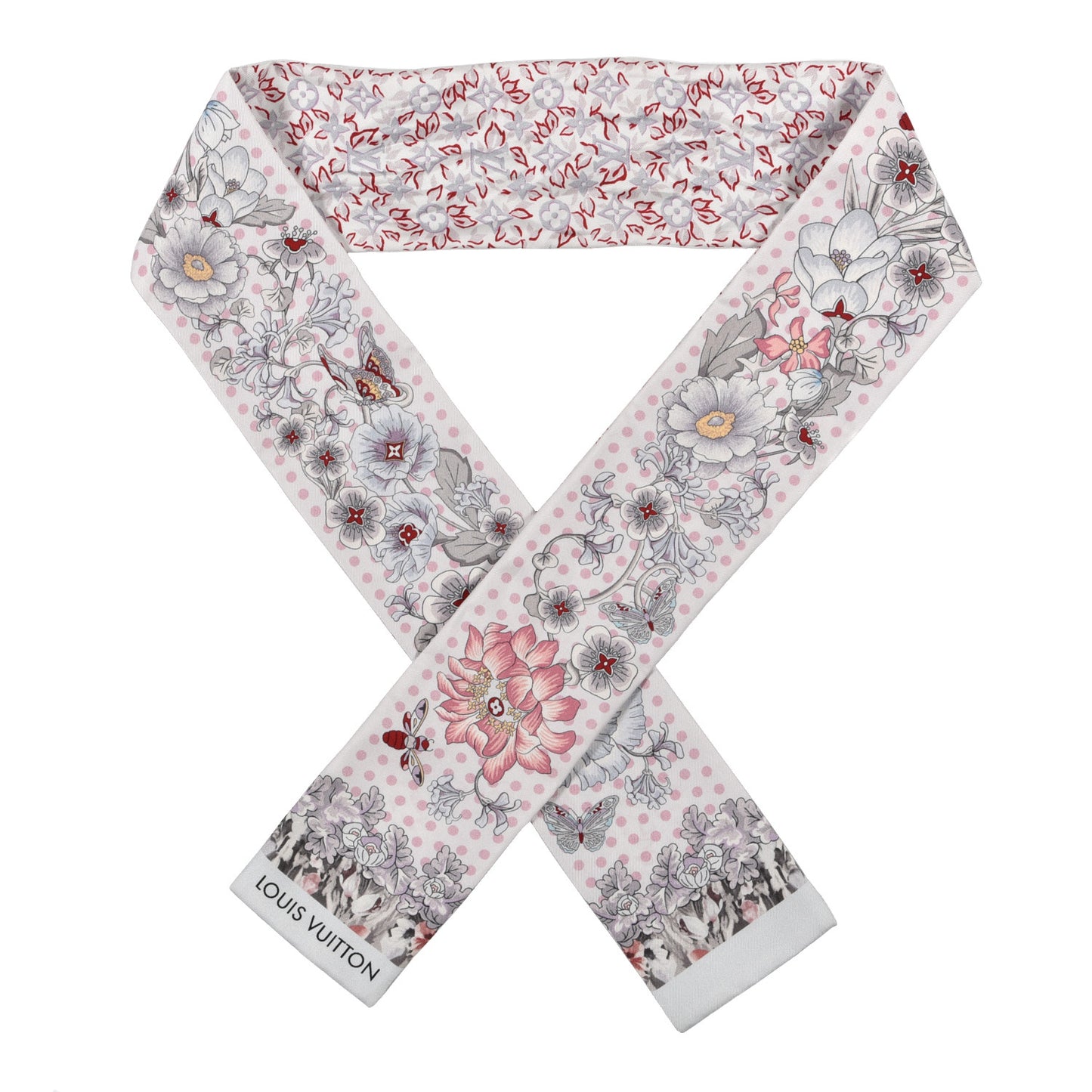 Silk Louis In The Garden Bandeau White