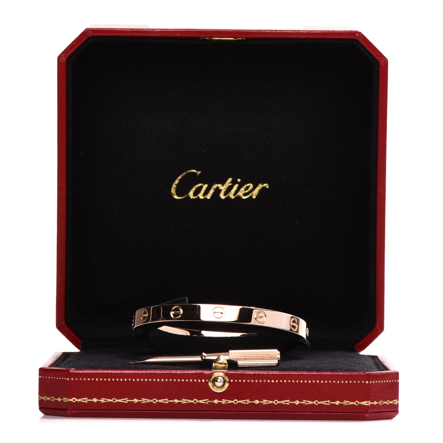 18K Pink Gold LOVE Bracelet 17